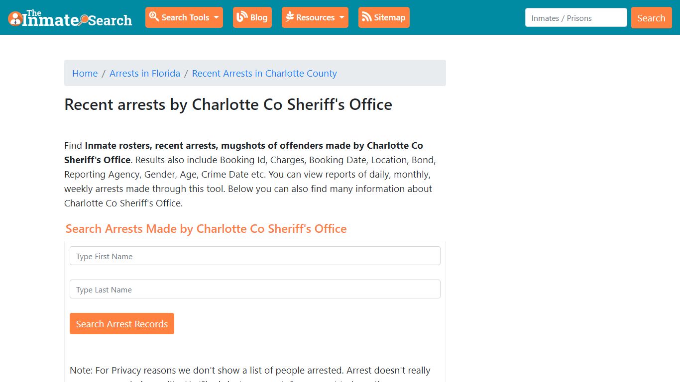 Recent arrests by Charlotte Co Sheriff's Office | Mugshots, Rosters ...